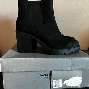 Vagabond Black Heeled Boots for Women